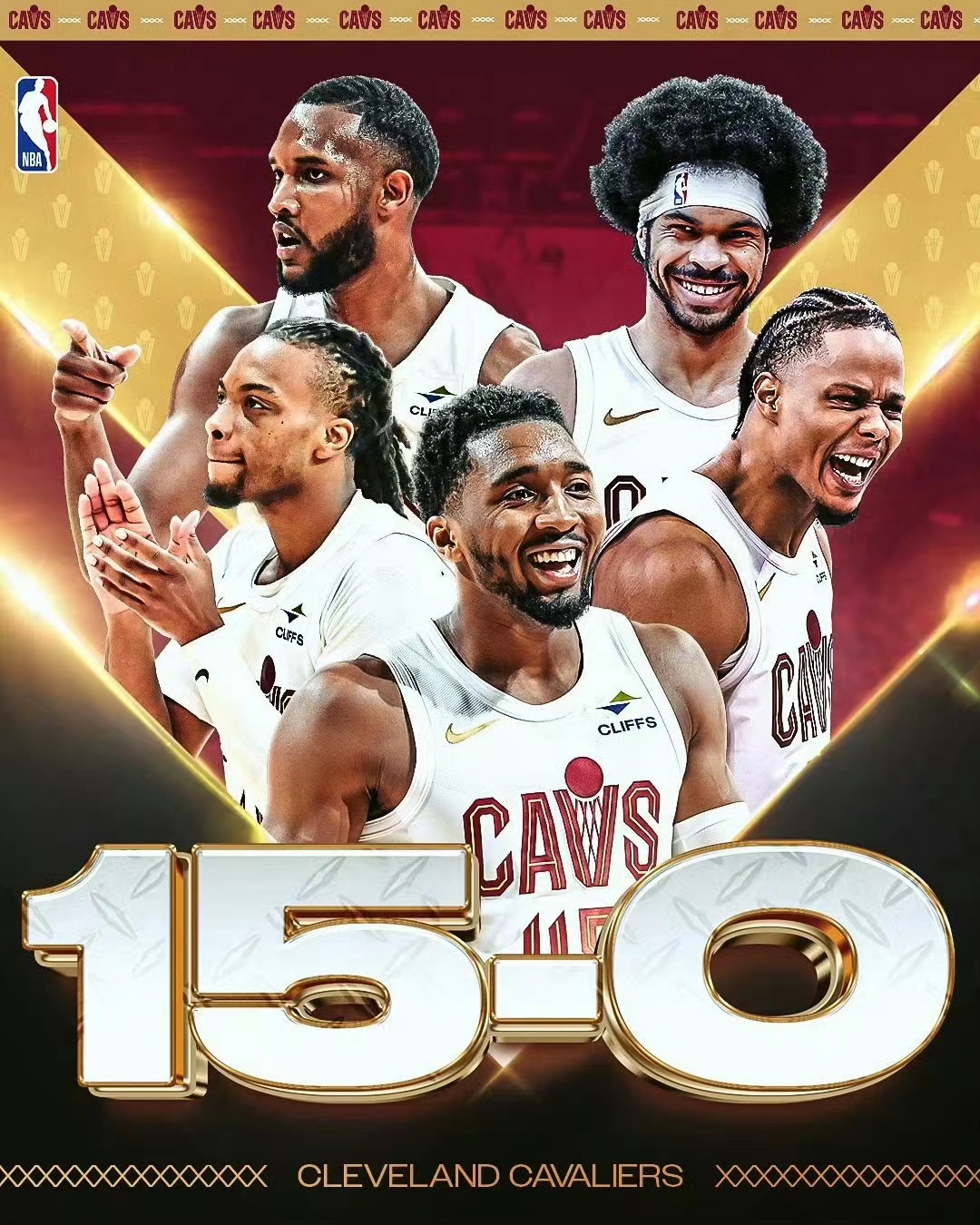 Cavaliers, der har vundet 15 kampe i træk, udfordrer Celtics, sidste sæsons mestre